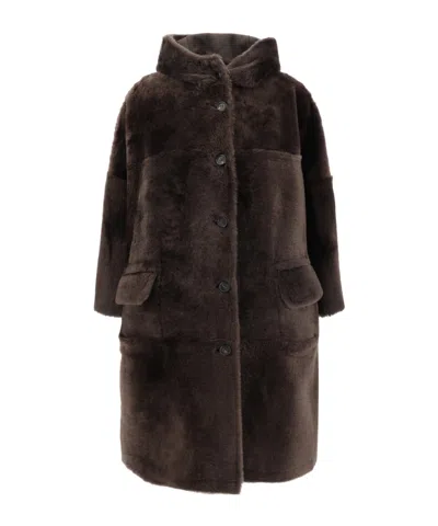 Brunello Cucinelli Chiara Boni "thadira" Jersey Long Dress In Black