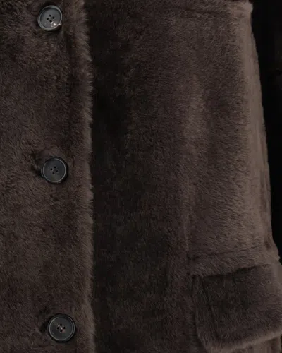 Brunello Cucinelli Chiara Boni "thadira" Jersey Long Dress In Black