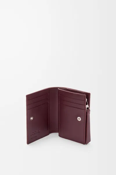 Loewe Leather Puzzle Compact Wallet In Neutral
