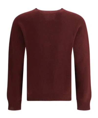 Jil Sander Seamless Sweater In Burgundy