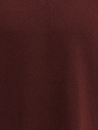 Jil Sander Seamless Sweater In Burgundy