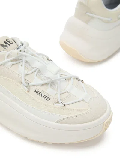Moon Boot Women White Logo Sneakers, 3 Luxury Boots For Women Darveys In White