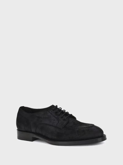 Brunello Cucinelli Clean Design Lace-up Shoes For Everyday Sophistication In Black