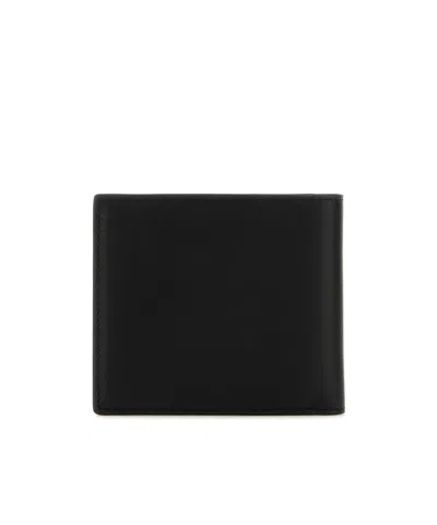 Loewe Logo-embossed Leather Billfold Wallet In Black