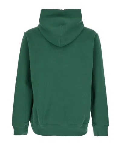 Polo Ralph Lauren Green Hoodie With Drawstring Hood And Logo Print On The Front In Cotton Blend Man In Green