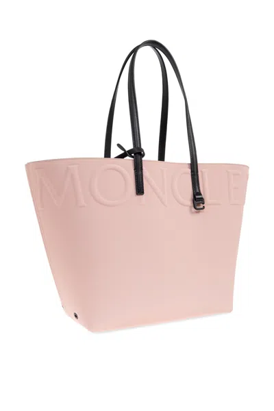 Moncler Mini Very Tote Bag In Pink