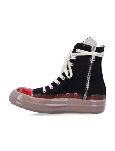 Rick Owens Drkshdw High-top Lace-up Sneakers In Black