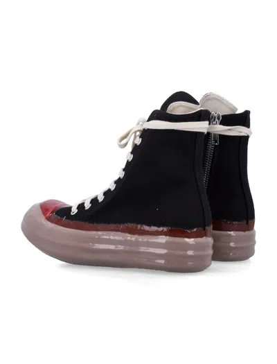 Rick Owens Drkshdw High-top Lace-up Sneakers In Black