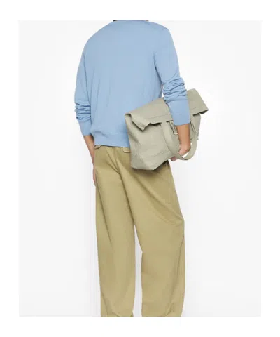 Maison Kitsuné Fox Head-patch Sweatshirt In Blue