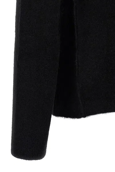 Rick Owens 'worn-out Ls Top' Knitwear In Black