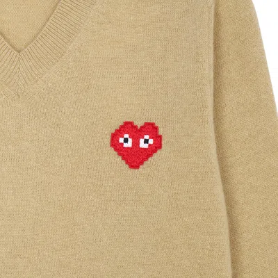 Comme Des Garçons Long Sleeve Sweater In Neutral