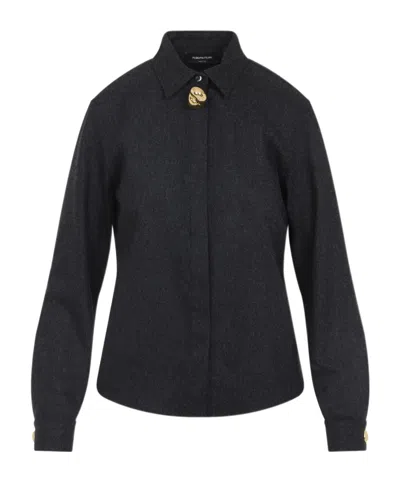 Fabiana Filippi Button-detailed Patch-pocket Cardigan In Black