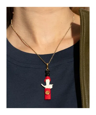 Marni Letter Shape Pendant In Multi
