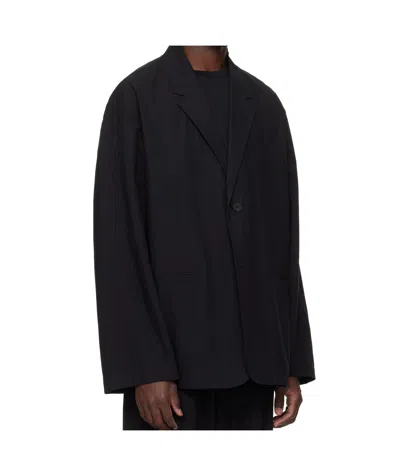 Studio Nicholson Button Blazer In Black