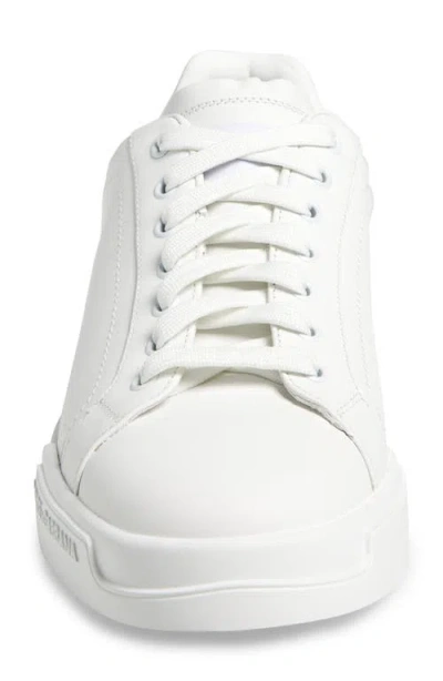 Dolce & Gabbana Leather Sneakers In White