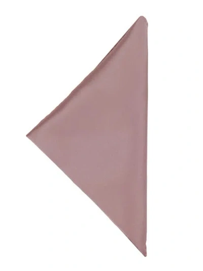 Brooklyn Brigade Solid Satin Pocket Square In Rose Quartz