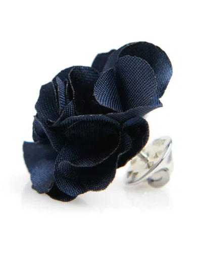Brooklyn Brigade Floral Lapel Pin In Navy