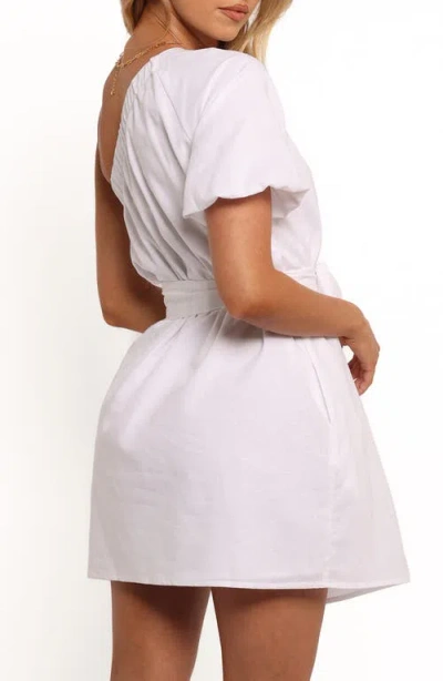 Petal And Pup Petal & Pup Dylan One-shoulder Minidress In White