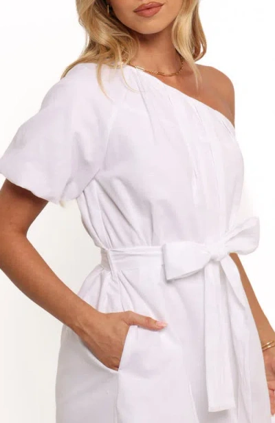 Petal And Pup Petal & Pup Dylan One-shoulder Minidress In White
