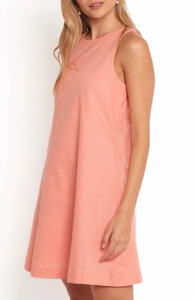 Petal And Pup Petal & Pup Priyanka Sleeveless Cotton & Linen Dress In Pink