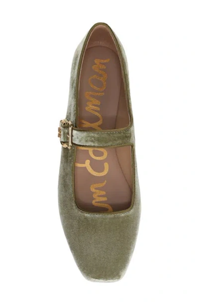 Sam Edelman Michaela Mary Jane Flat In Green