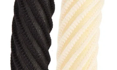 Tasha Assorted 2-pack Wavy Headbands In Multi