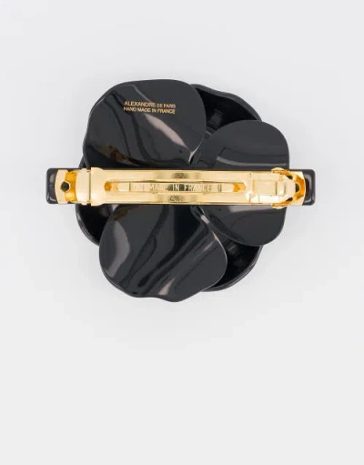 Alexandre De Paris Camelia Acetate Barette In Multi