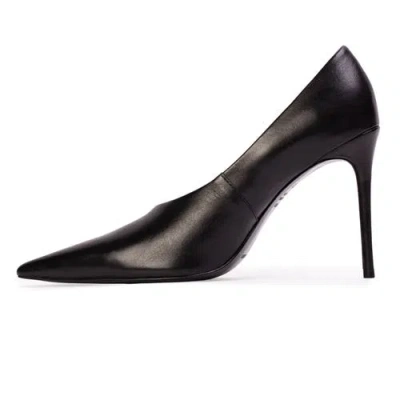 Black Suede Studio Jona 100 Pump In Black