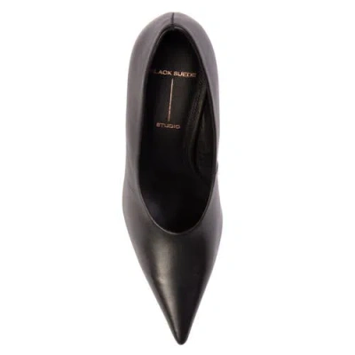 Black Suede Studio Jona 100 Pump In Black