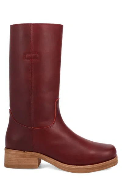 Dingo Dutton Tall Boot In Burgundy