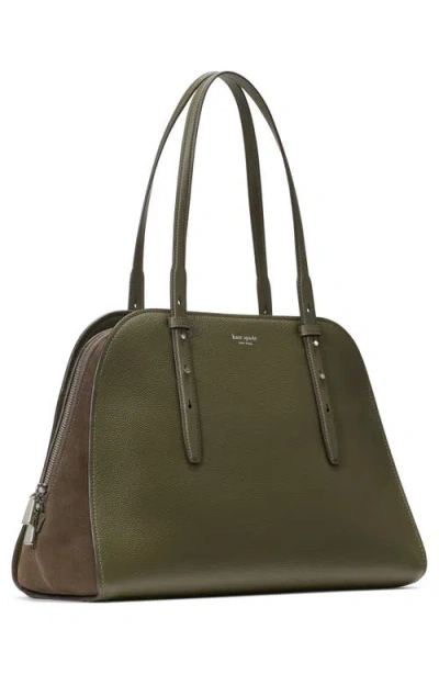 Kate Spade New York Do It All Pebble Leather And Suede Carryall Tote