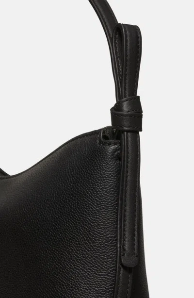 Kate Spade New York Large Loop Pebble Leather Shoulder Bag In Black