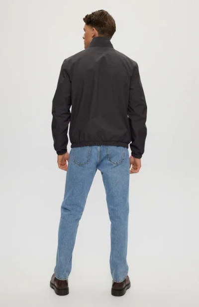 Gorski Reversible Zip Jacket In Black