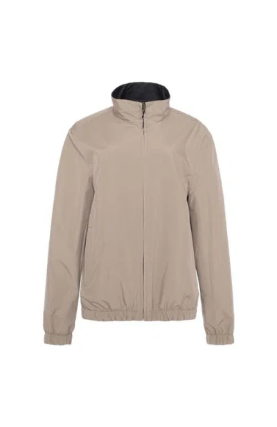 Gorski Reversible Zip Jacket In Black