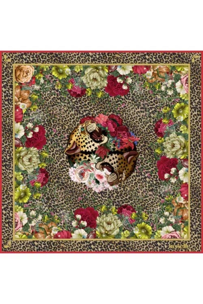 Henelle Large Silk Scarf In Multi