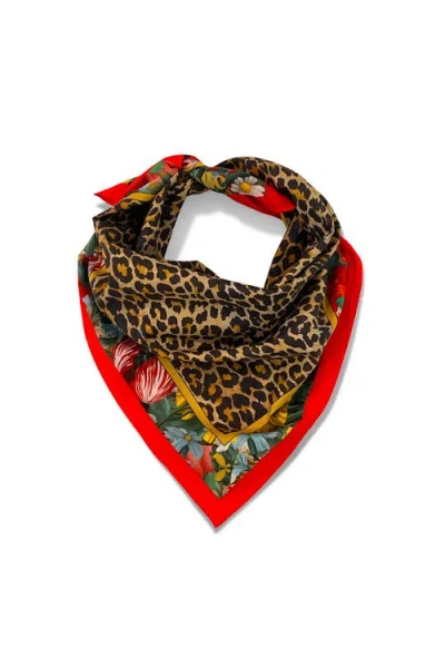 Henelle Cotton Bandana In Brown