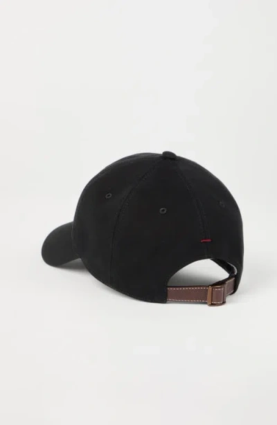 Brunello Cucinelli Embroidered-logo Baseball Cap In Black