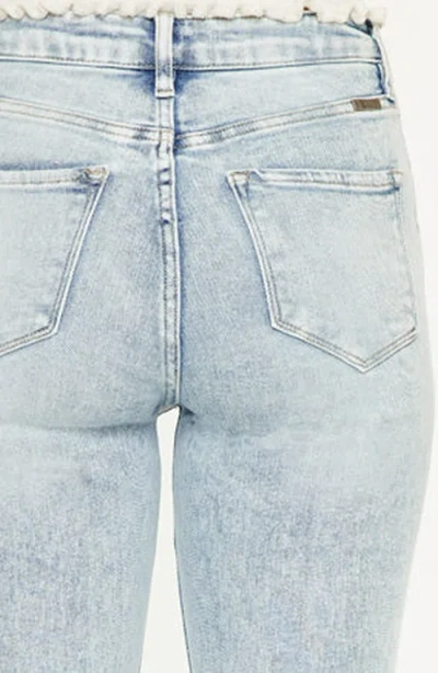 Kancan Ashton High Rise Flare Jeans In Blue