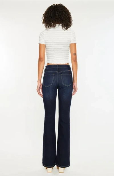 Kancan Constance Essentials High Rise Bootcut Jeans In Blue