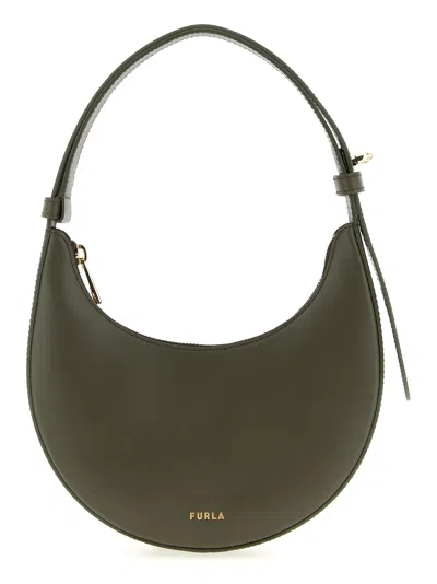 Furla Delizia Mini Shoulder Bag In Green