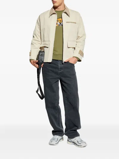 Kenzo Silm Fit Sweatshirt In Green