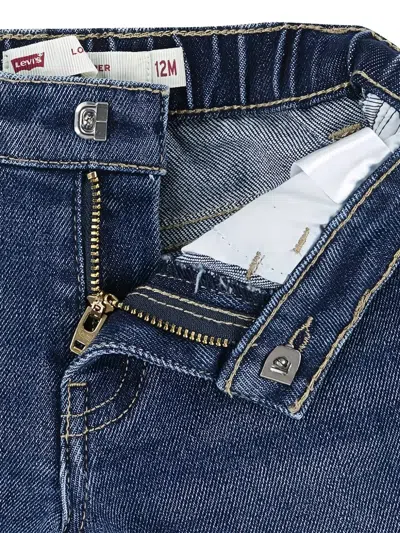 Levi's Cuffed Elasticated Jeans In Blue