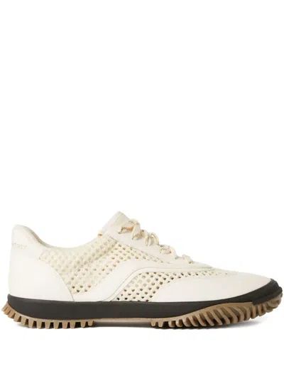 Stella Mccartney S Wave Sport Sneakers With Mesh Panels In Neutral