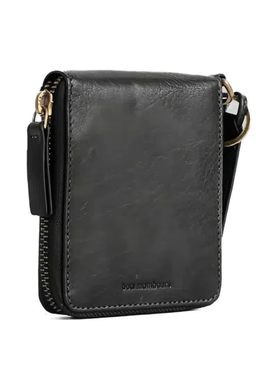 Bea Mombaers Zip-fastening Leather Wallet In Black