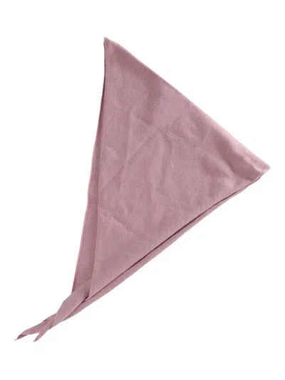 Extreme Cashmere Pink Stretch Cashmere Blend Bandana In Pink