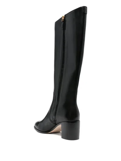 Ralph Lauren "charly" Tall Boots In Black