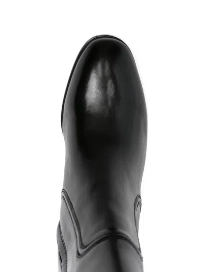 Ralph Lauren "charly" Tall Boots In Black