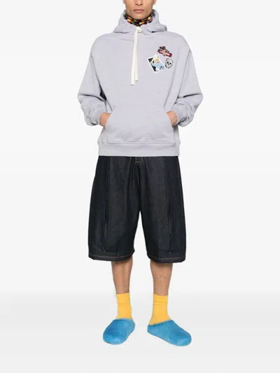 Charles Jeffrey Loverboy Gray Clash Of Clans Edition Barbarian Patch Hoodie In Gray