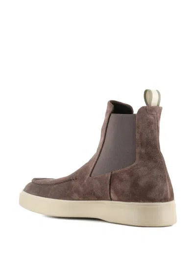 绒面切尔西靴