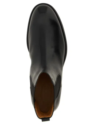 Tod's Suede Leather Chealsea Boots In Black